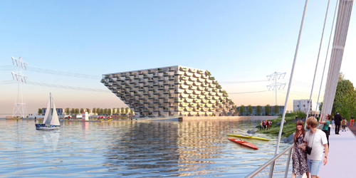 BIG ve Barcode Architects’ten Göl Üzerinde Yüzen Konut...