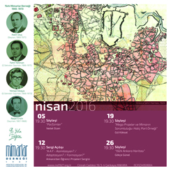 Mimarlar Derneği 1927 Nisan'16 Programı