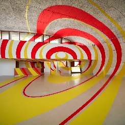 Sanatçı Felice Varini ile Le Corbusier’nin İzinde