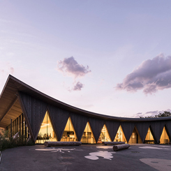  Localarchitecture’dan Deniz Tarağı Benzeri Ahşap Prefabrik Pavyon