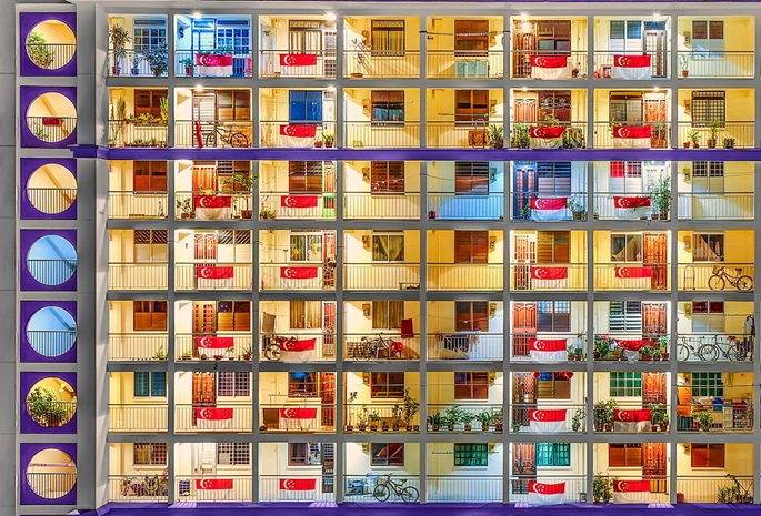 Singapore at Dawn / Lester Koh Meng Hua,