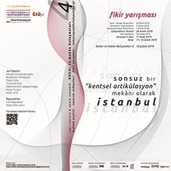 “Sonsuz Bir Artikülasyon Mekanı Olarak İstanbul” Kültür ve Mekan Buluşmaları 4. Ulusal Öğrenci Fikir Yarışması Sonuçlandı
