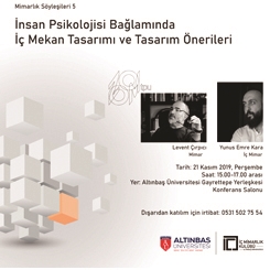 Altınbaş Üniversitesi 'Mimarlık Söyleşileri-5'
