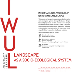 IWUL 2019: Uluslararası Kent Peyzajları Atölyesi