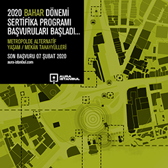 AURA İstanbul, 2020 Bahar Dönemi Sertifika Programı Başvuruları Başladı