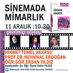 Sinemada Mimarlık Çevrimiçi Söyleşi