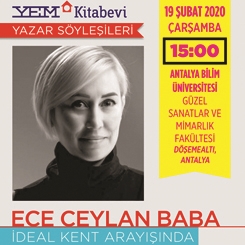 Ece Ceylan Baba “YEM Kitabevi Yazar Söyleşileri”nde