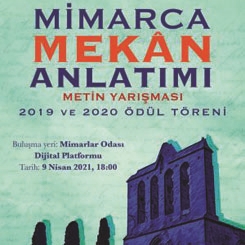 Mimarca Mekân Anlatımı Metin Yarışması Ödül Törenleri Yapıldı