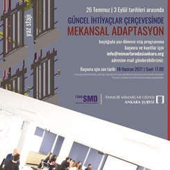 Mimarlık Öğrencileri Yaz Stajı Programı