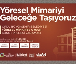 Yöresel Mimariye Uygun Konut Projesi Yarışması Sonuçları Açıklandı