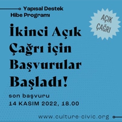 Yapısal Destek Hibe Programı için İkinci Açık Çağrı