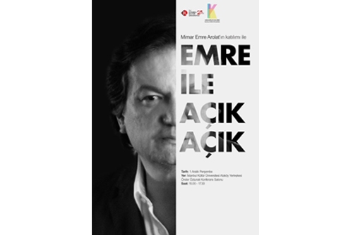 Emre Arolat, İKÜ Mimarlık Kulübü'nün Konuğu Olacak...
