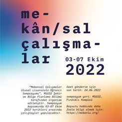 III. Ulusal Lisansüstü Mekansal Çalışmalar Sempozyumu