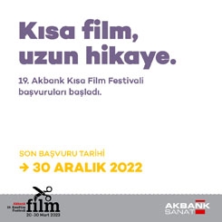 19. Akbank Kısa Film Festivali Başvuruları Başladı