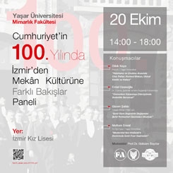 100. Yılda İzmir'den Mekân Kültürüne Farklı Bakışlar