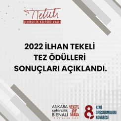 2022 İlhan Tekeli Tez Ödülleri Açıklandı