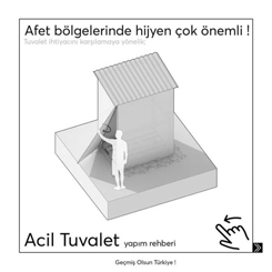 Afet Bölgelerinde 'Acil Tuvalet' Yapımı