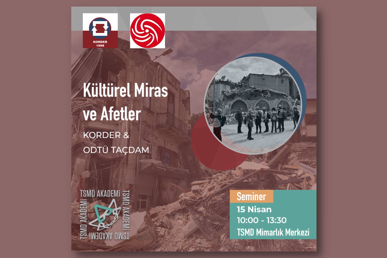 “Kültürel Miras ve Afetler” Eğitimi