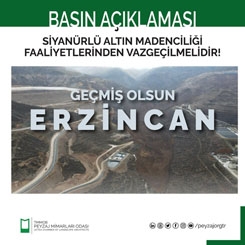 Peyzaj Mimarları Odası'ndan Açıklama