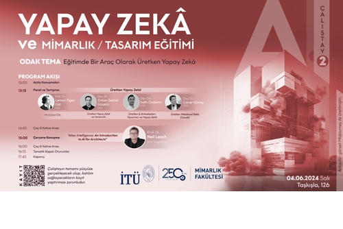 Çalıştay: Yapay Zeka ve Mimarlık / Tasarım Eğitimi...