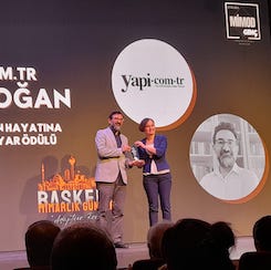 yapi.com.tr'ye Mimarlık Yayın Hayatına Katkı Ödülü