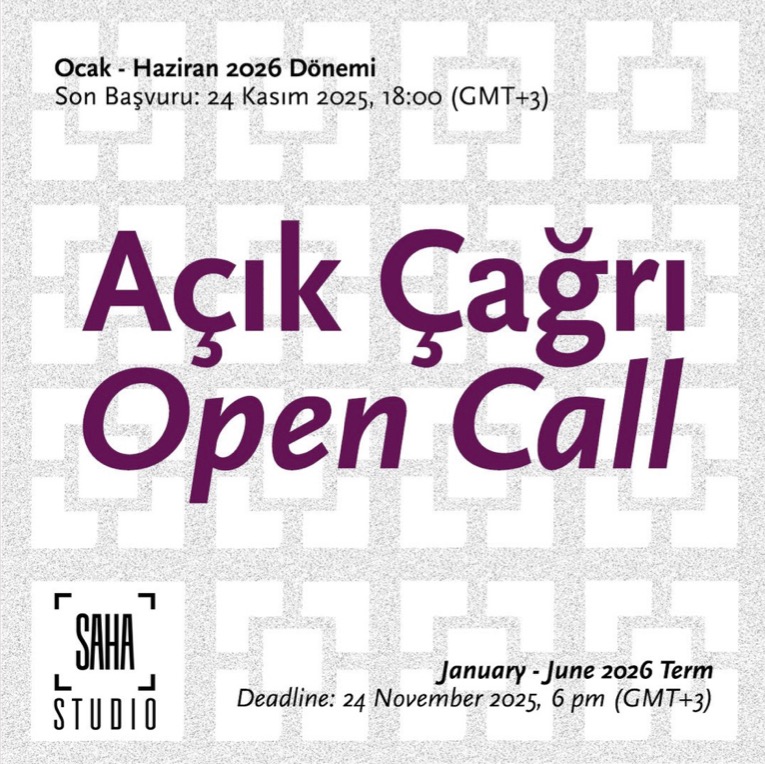 SAHA Studio Açık Çağrı | 11. Dönem