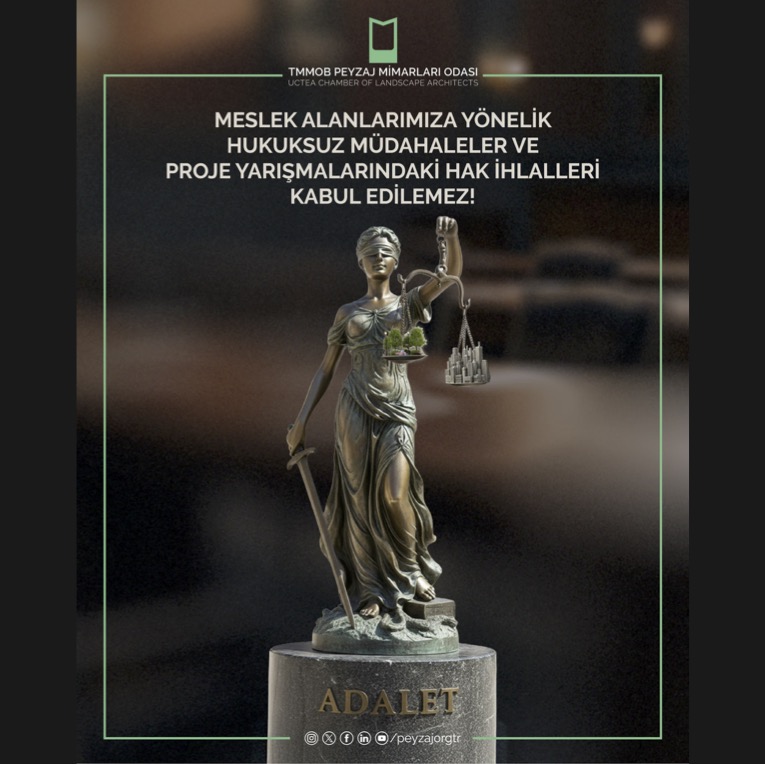 “Meslek Alanlarımıza Yönelik Hukuksuz Müdahaleler ve Proje Yarışmalarındaki Hak İhlalleri Kabul Edilemez”