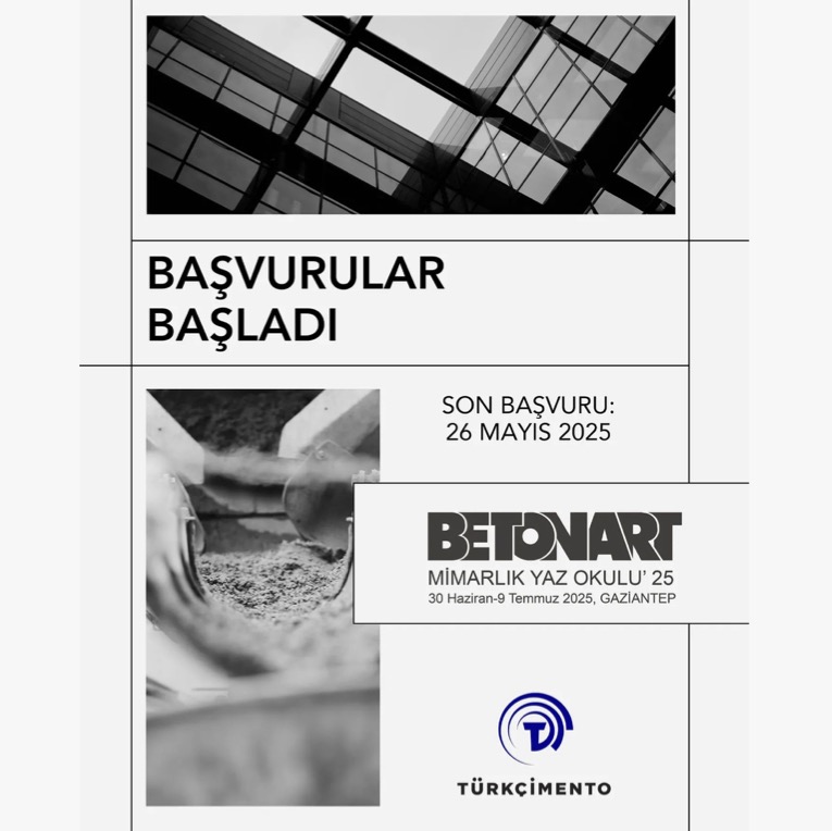 “BETONART Mimarlık Yaz Okulu’25” Başvuruları Başladı