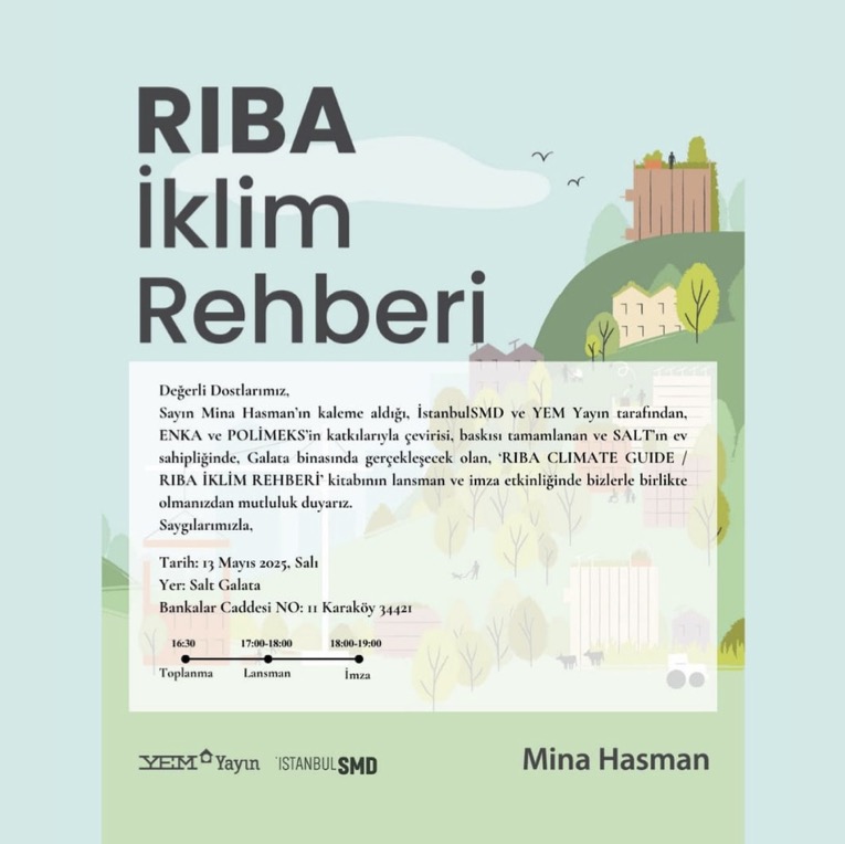 RIBA İklim Rehberi - Lansman ve İmza Etkinliği