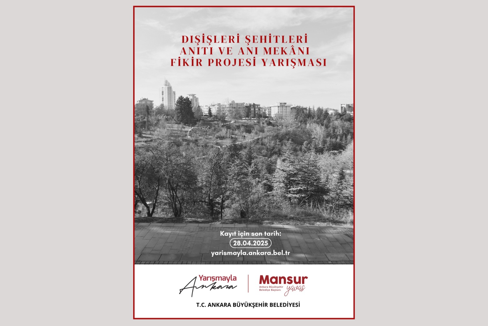 Dışişleri Şehitleri Anıtı ve Anı Mekânı Fikir Projesi Yarışması Sonuçlandı