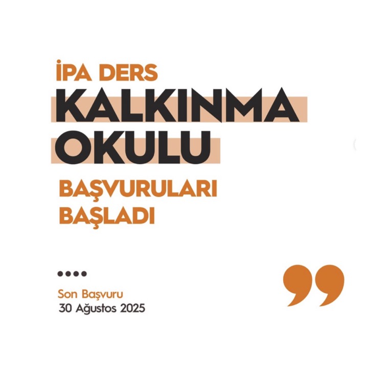İPA Ders x IDEMA Kalkınma Okulu 2025