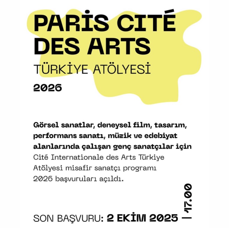 Paris Cité Internationale des Arts Türkiye Atölyesi için Başvurular Açıldı