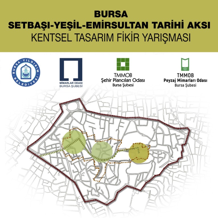 Bursa Setbaşı-Yeşil-Emirsultan Tarihi Aksı Kentsel Tasarım Fikir Yarışması 