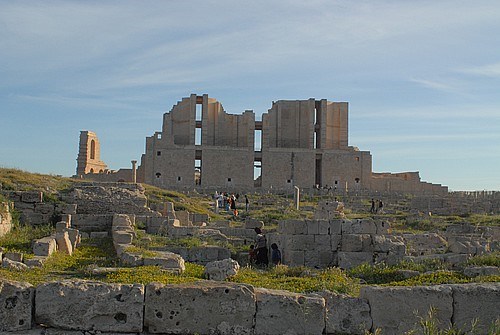 Libya Sabrata'da Roma Tiyatrosu