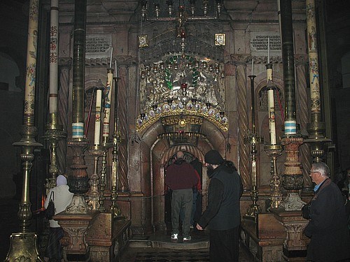 Hz. İsa'nın Kıyamet Kilisesi'ndeki mezarı