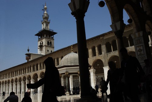 Şam Muaviye Camii Avlusu