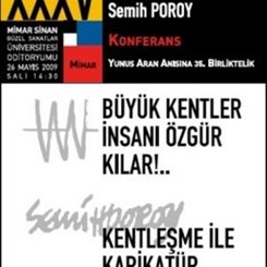 Yunus Aran Anısına Karikatür Penceresinden 'Kent ve Kentleşme'