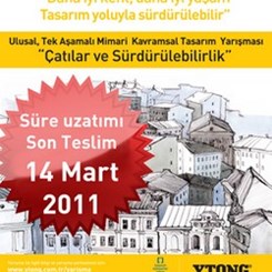 2011 Ytong Ulusal Mimari Tasarım Yarışması: “Çatılar ve Sürdürülebilirlik”