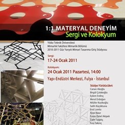 YTÜ '1:1 Materyal Deneyim' Sergisi ve Kolokyumu YEM'de