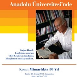 Doğan Hasol Anadolu Üniversitesi'nde