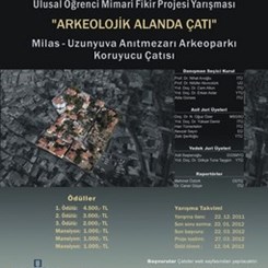 ÇATIDER - Ulusal Öğrenci Mimari Fikir Projesi Yarışması: 'Arkeolojik Alanda Çatı'