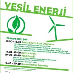 EKODÜNYA YAKLAŞIRKEN - Green Drinks: 'Yeşil Enerji'