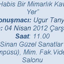 Uğur Tanyeli Çarşamba Seminerleri'ne Konuk Oluyor