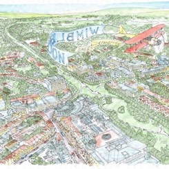 Erdem Mimarlar Wimbledon Town Centre Yarışmasında Finalde