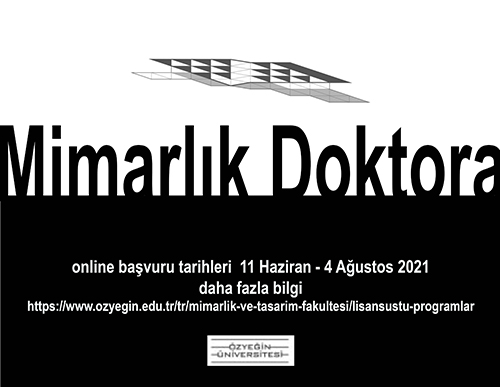 Özyegin Üniversitesi Mimarlık ve Tasarım Fakültesi...