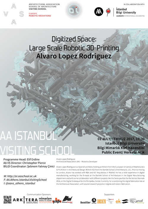 AA İstanbul Visiting School 2017, Alvara Lopez Rodriguez