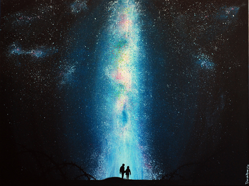 Doruk Pireci, together, tuval üzerine akrilik, 90 x 120 cm, 2015