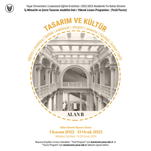 Yaşar Üniversitesi İç Mimarlık ve Çevre Tasarımı... Yaşar Üniversitesi İç Mimarlık ve Çevre Tasarımı...