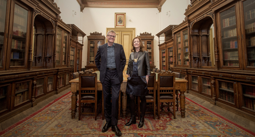 Küratörler Mark Wigley ve Beatriz Colomina 