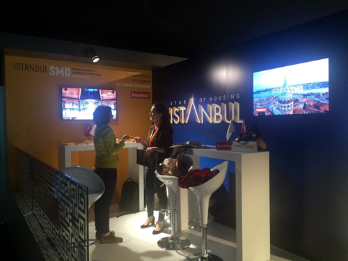 MIPIM'deki İstanbulSMD standı